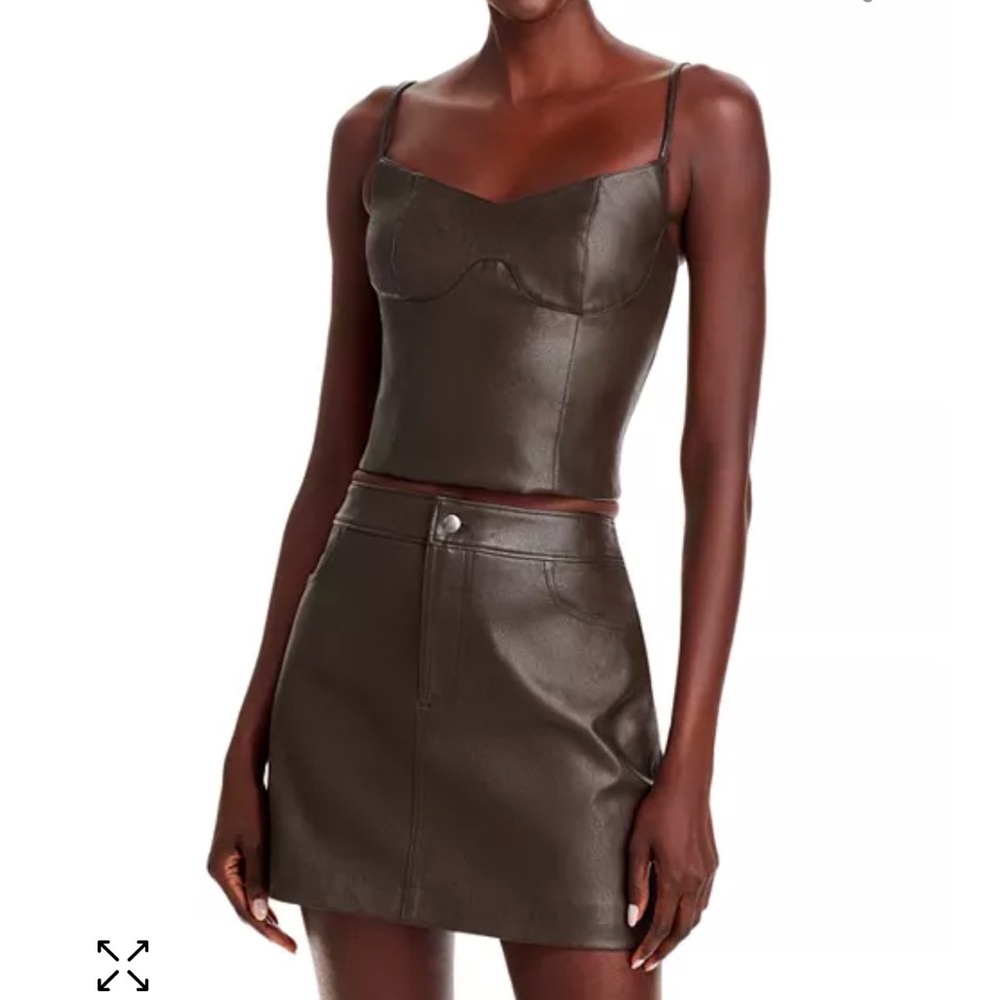 Wayf Gia corset cami in espresso